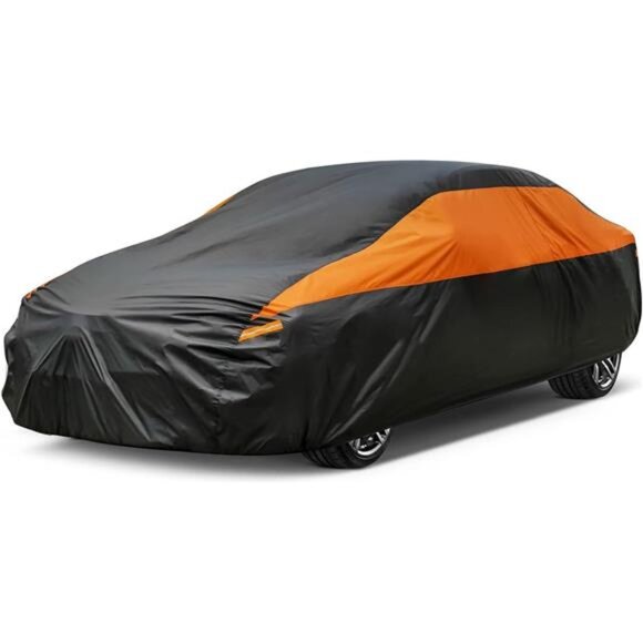Car Cover for Automobiles All Weather Waterproof, Universal Fit Sedan Dodge - Picture 1 of 7